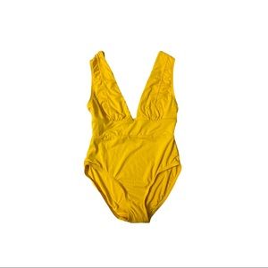 Andie Swim - Mykonos One-Piece Swimsuit - Turmeric - S